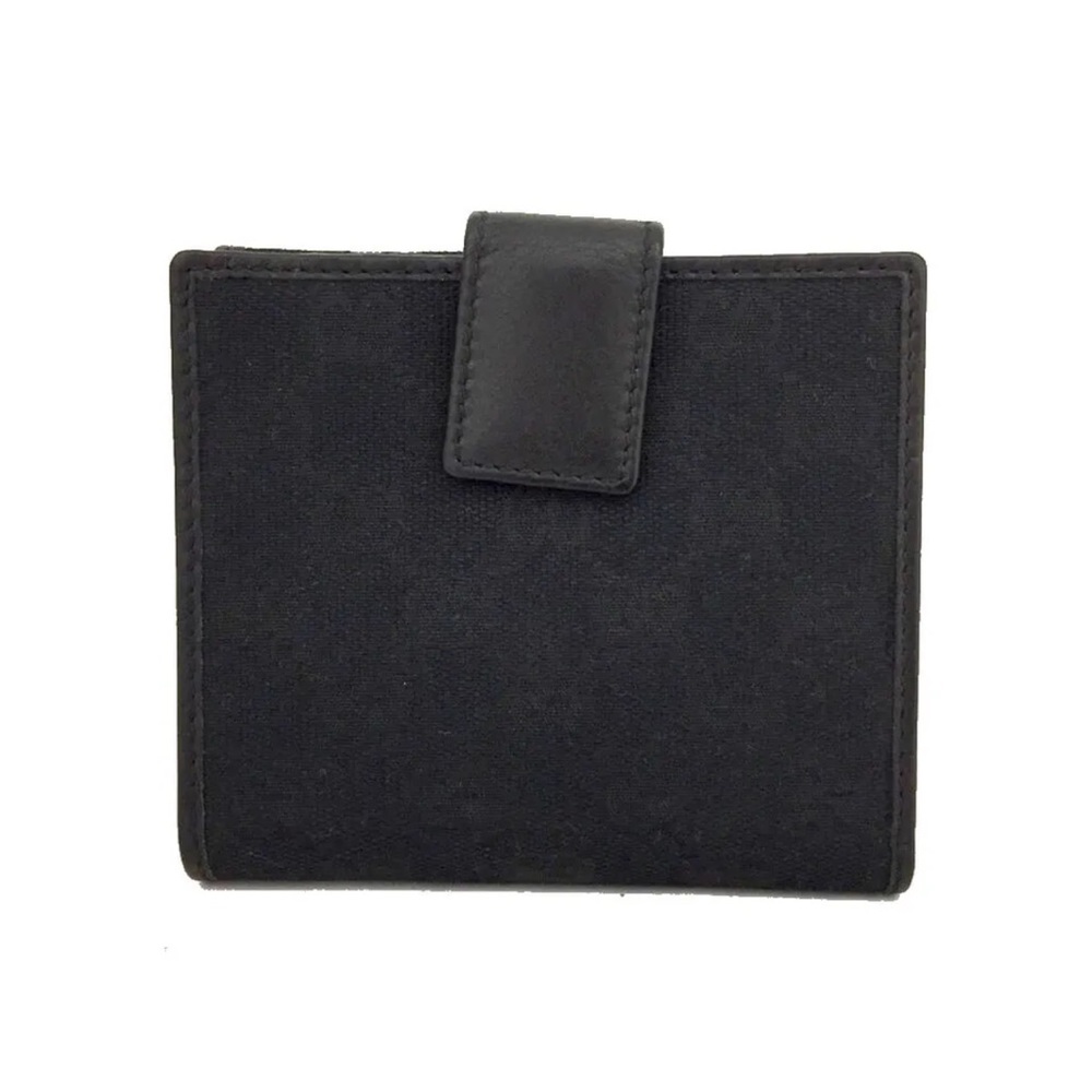 Authentic GUCCI Interlocking GG Logo Canvas Leather Bifold Wallet EUC - Picture 3 of 8